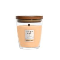 Świeca Wood Wick średnia Bergamot&neroli
