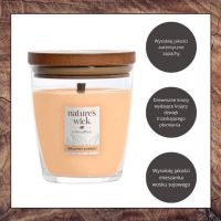 Świeca Wood Wick średnia Bergamot&neroli