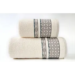 Ręcznik 70X140 frotte kąpielowy Arabiana krem