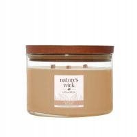 ŚWIECA WOOD WICK GOLDEN HAY