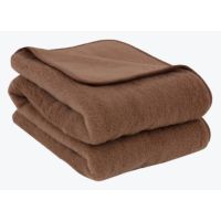 Koc wełniany Merino 160/200 Naturalny Brązowy