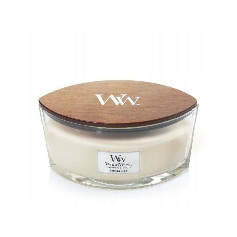 ŚWIECA WOOD WICK ELIPSA VANILLA BEAN