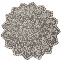 Serwetka Tiulowa 38 cm z wzorem ecru Romby