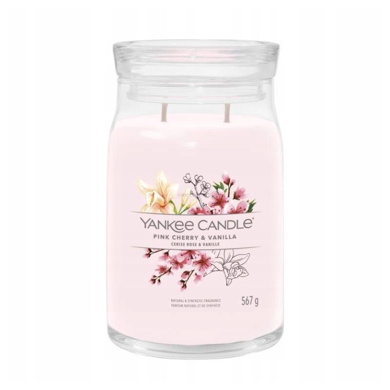 ŚWIECA YANKEE CANDLE PINK CHERRY & VANILLA