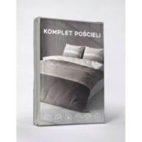 Komplet pościeli 220X200 satyna z mikrowłókna beż 4979A