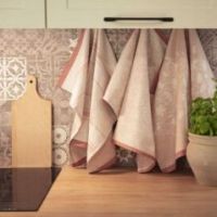 Komplet ściereczek 3 szt Zwoltex puder