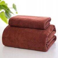Ręcznik 70x140 mikrofibra szybkoschnący brąz