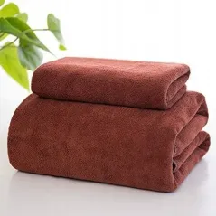 Ręcznik 70x140 mikrofibra szybkoschnący brąz