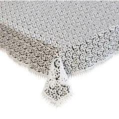 Obrus gipiura koronka 90x150 biały