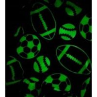 Koc świecący 150X200 fluo miękki piłki