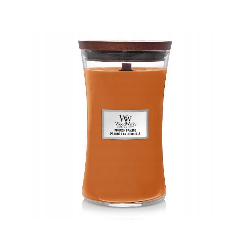 ŚWIECA WOOD WICK PUMPKIN PRALINE DUŻA