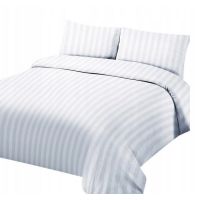 Poszwa hotelowa 160x200 biała adamaszek