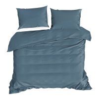 KOMPLET POŚCIELI EUROFIRANY NOVA3 140X200 CM, 1 SZT. 70X80 CM TURKUSOWY