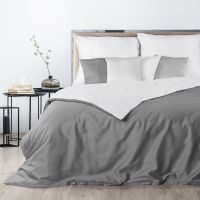 KOMPLET POŚCIELI EUROFIRANY NOVA3 220X200 CM, 2 SZT. 70X80 CM BIAŁY
