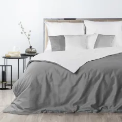 Komplet pościeli Eurofirany Nova3 220X200 cm, 2 szt. 70X80 cm biały