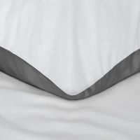KOMPLET POŚCIELI EUROFIRANY NOVA3 220X200 CM, 2 SZT. 70X80 CM BIAŁY
