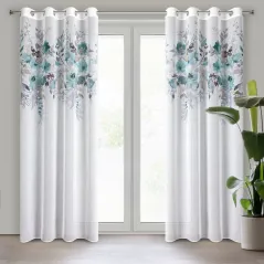 ZASŁONA EUROFIRANY GOTOWA D91 GRETA 140X250 CM BIAŁY