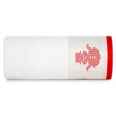 Ręcznik Eurofirany SW/NOEL/RE/01 70X140 (X3) biały + czerwony