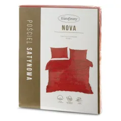 Komplet pościeli Eurofirany Nova3 180X200 cm, 2 szt. 70X80CM czerwony