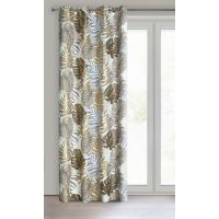 ZASŁONA EUROFIRANY GOTOWA D91 KORFU 140X250 CM BRĄZOWY