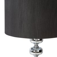 LAMPA EUROFIRANY NIKI (01) 36X23X61CM SREBRNY