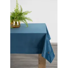 OBRUS EUROFIRANY VELVET 145 X 220 CM GRANATOWY