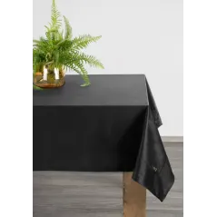 OBRUS EUROFIRANY VELVET 145 X 220 CM CZARNY