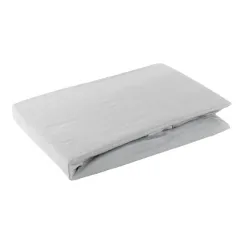 PRZEŚCIERADŁO EUROFIRANY Z GUMKĄ JERSEY D91 90X200 CM, WYS.25 CM JASNOSZARY