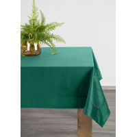 OBRUS EUROFIRANY VELVET 145 X 180 CM CIEMNOZIELONY
