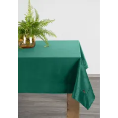 OBRUS EUROFIRANY VELVET 145 X 180 CM CIEMNOZIELONY