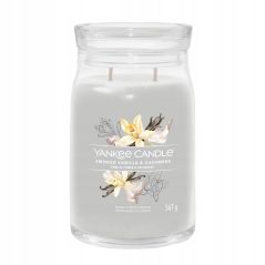 ŚWIECA YANKEE CANDLE DUŻA SMOKED VANILLA&CASHMERE