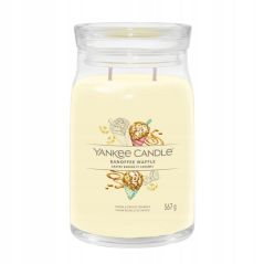 ŚWIECA YANKEE CANDLE DUŻA BANOFFEE WAFFLE