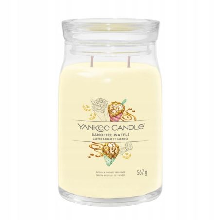 ŚWIECA YANKEE CANDLE DUŻA BANOFFEE WAFFLE