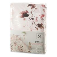 POŚCIEL EUROFIRANY D91 POWDERY 160X200 CM, 2 SZT. 70X80 CM BIAŁY