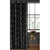 ZASŁONA EUROFIRANY DEKORACYJNA PIERRE CARDIN MARGO 140X250 CM CZARNY