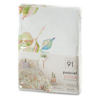 POŚCIEL EUROFIRANY D91 ROSA 220X200 CM, 2 SZT. 70X80 CM BIAŁY