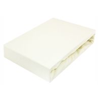 Prześcieradło Jersey z gumką 90x200 Ecru 20cm