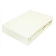 Prześcieradło Jersey z gumką 90x200 Ecru 20cm