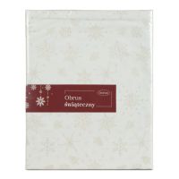 OBRUS EUROFIRANY FLASH 10 85X85 CM KREMOWY