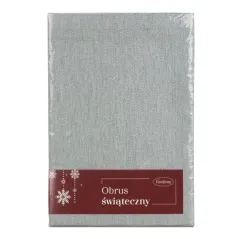 OBRUS EUROFIRANY FLASH 4 85X85 CM SREBRNY