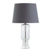 LAMPA EUROFIRANY LILA (02) 32X40X66CM POPIELATY