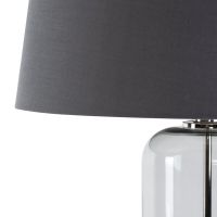LAMPA EUROFIRANY LILA (02) 32X40X66CM POPIELATY