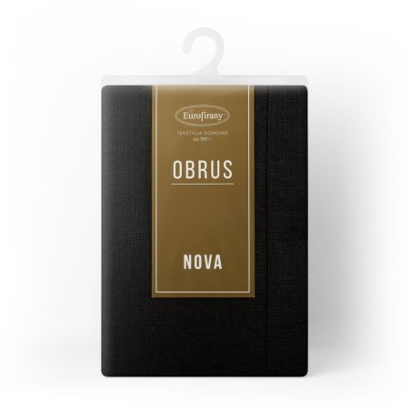 Obrus Eurofirany Stella 2 145 x 300 cm czarny