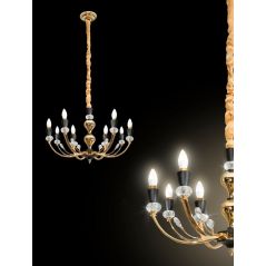 LAMPA EUROFIRANY MELBA (01) (FI) 71X120CM ZŁOTY