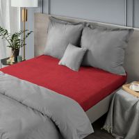 PRZEŚCIERADŁO EUROFIRANY D91/PRZE/FROT/CE 220X200+20CM 170 CZERWONY