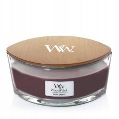 ŚWIECA WOOD WICK BLACK CHERRY ELIPSA