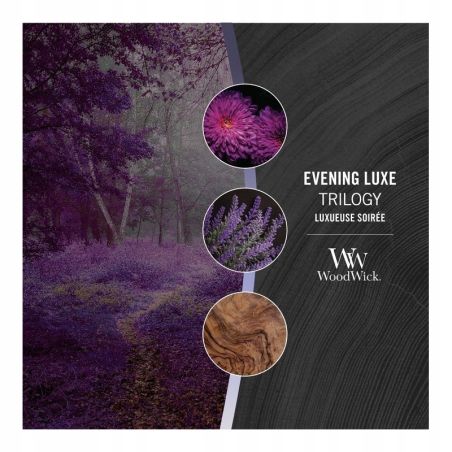 ŚWIECA WOOD WICK EVENING LUXE ELIPSA