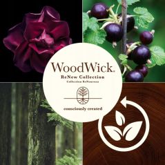 ŚWIECA WOOD WICK BLACK CURRANT & ROSE RENEW DUŻA