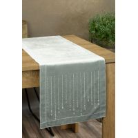 OBRUS EUROFIRANY ROYAL 3 35 X 220 CM SREBRNY