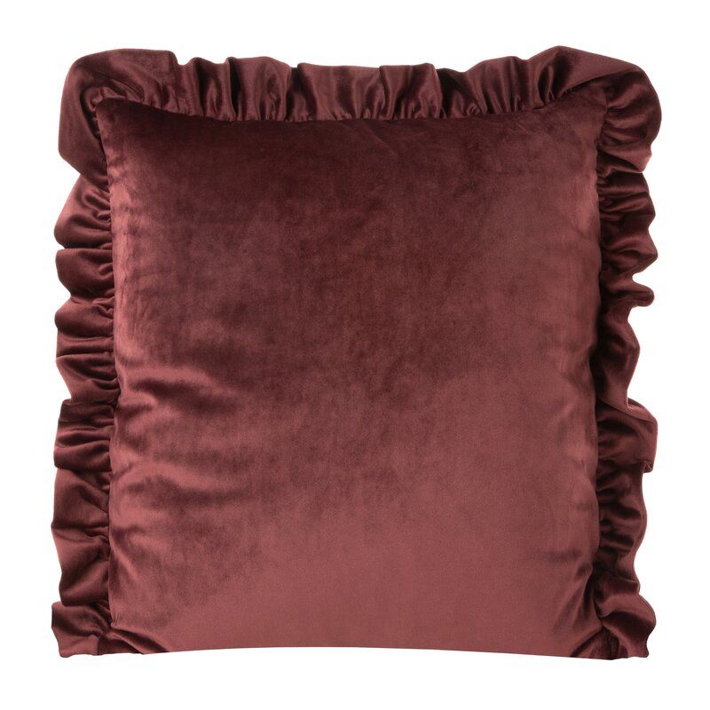 POSZEWKA EUROFIRANY VELVET 25 45X45 CM CZERWONY